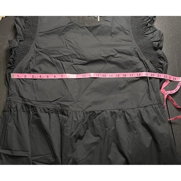 English Factory Ruffled Dress with Smocking Detail - Picture 6 of 12